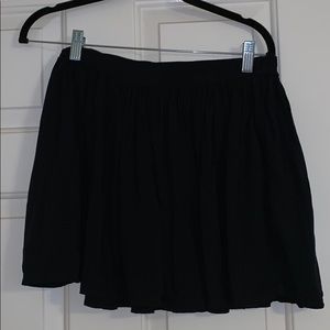 plain black skirt